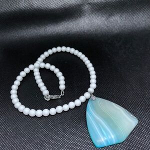 Necklace Natural Stone Sterling silver